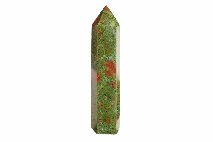 Tall, Polished Unakite Obelisk - South Africa #151908